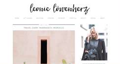 Desktop Screenshot of leonie-loewenherz.com